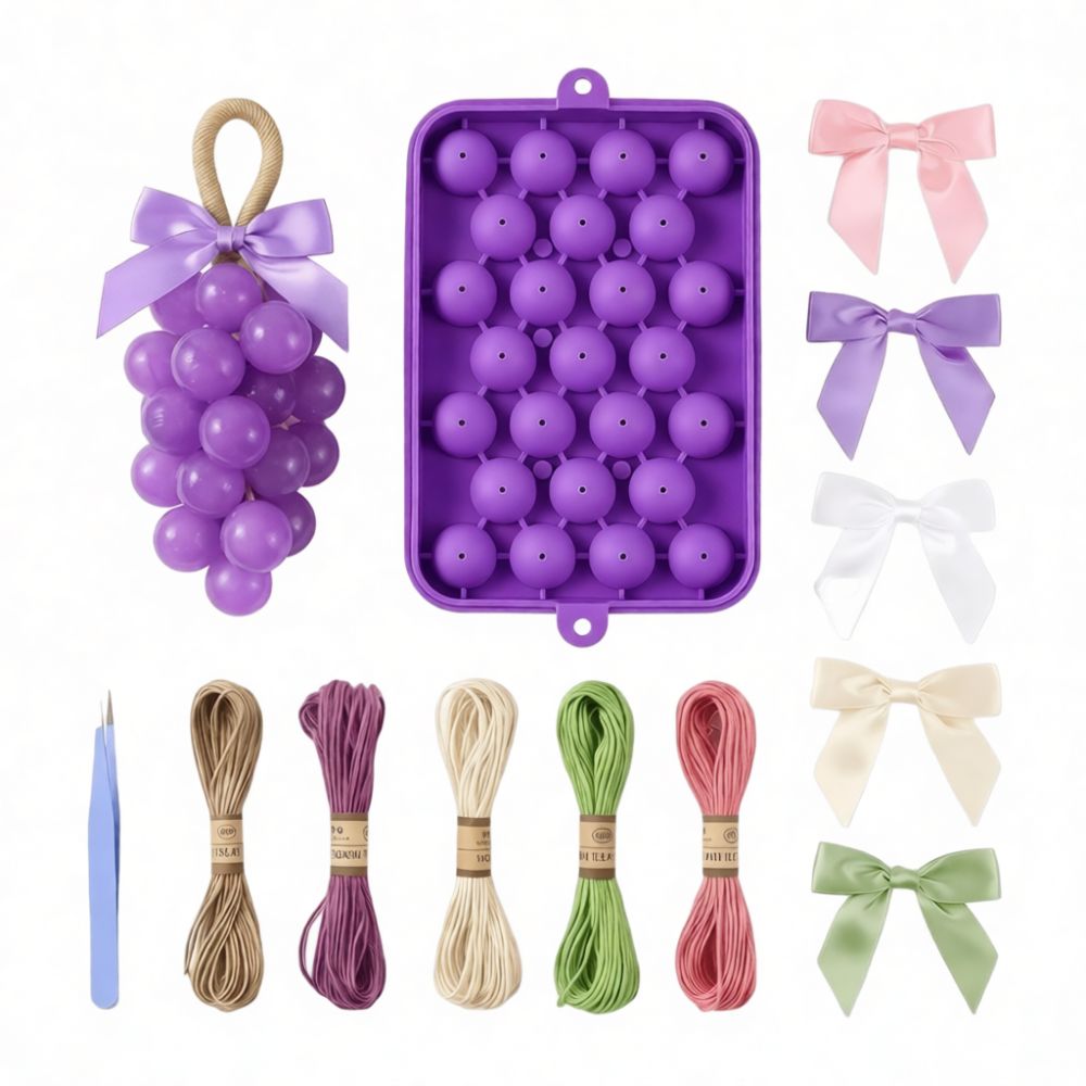 Soap Making Gifts - Forma silikonowa w kształcie winogron, do