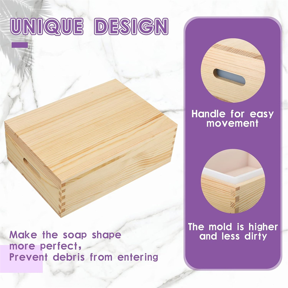 Duże formy do mydła Prostokątn – Soap Making Kit For Beginners recenzja i cena