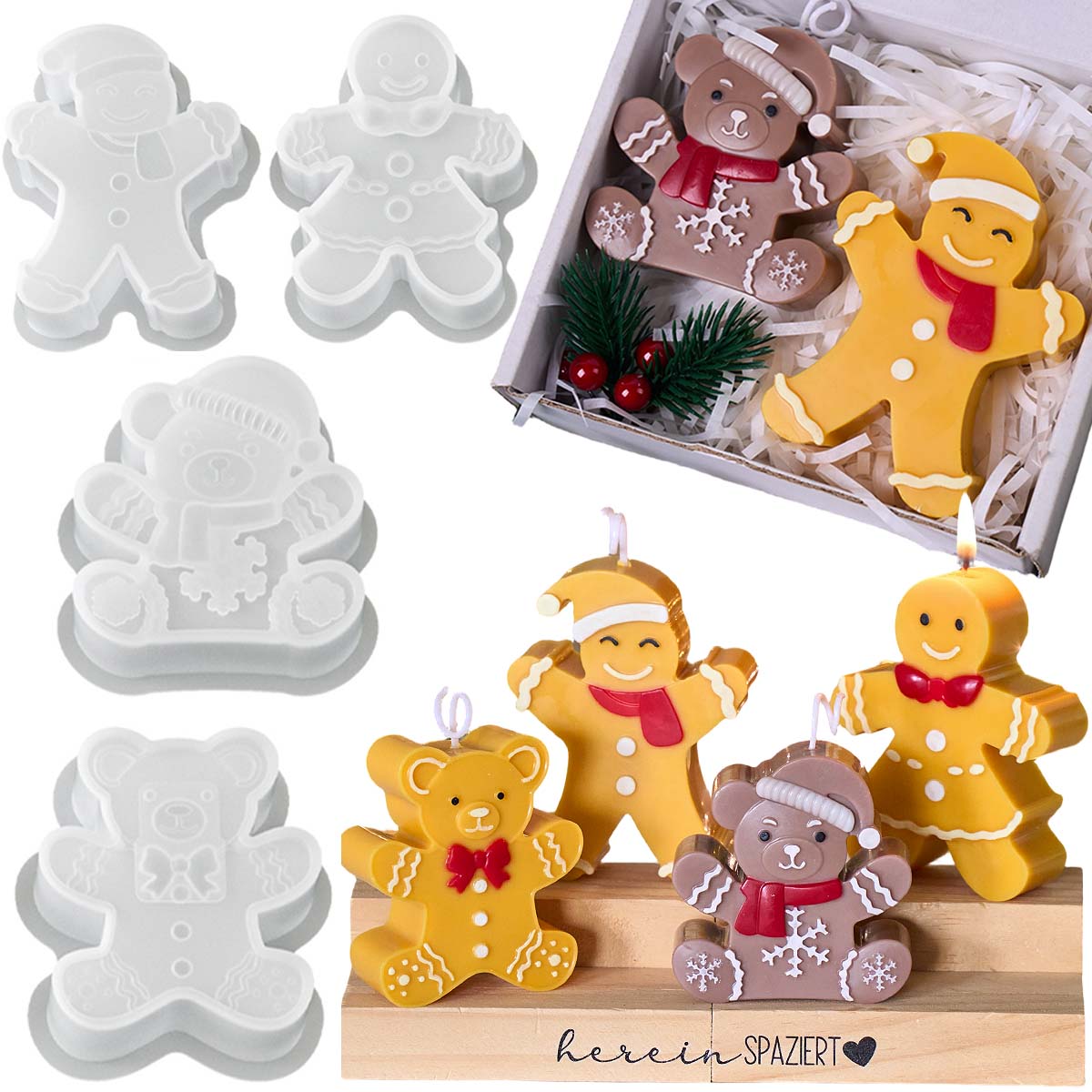 Forma silikonowa na świece w k – Soap Making Gifts recenzja i cena